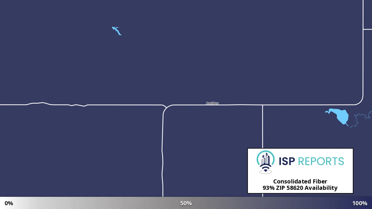 58620, ND map of internet availability