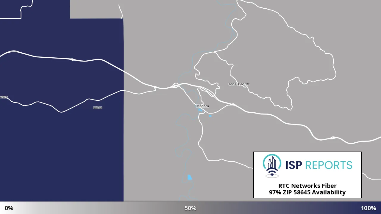 58645, ND map of internet availability