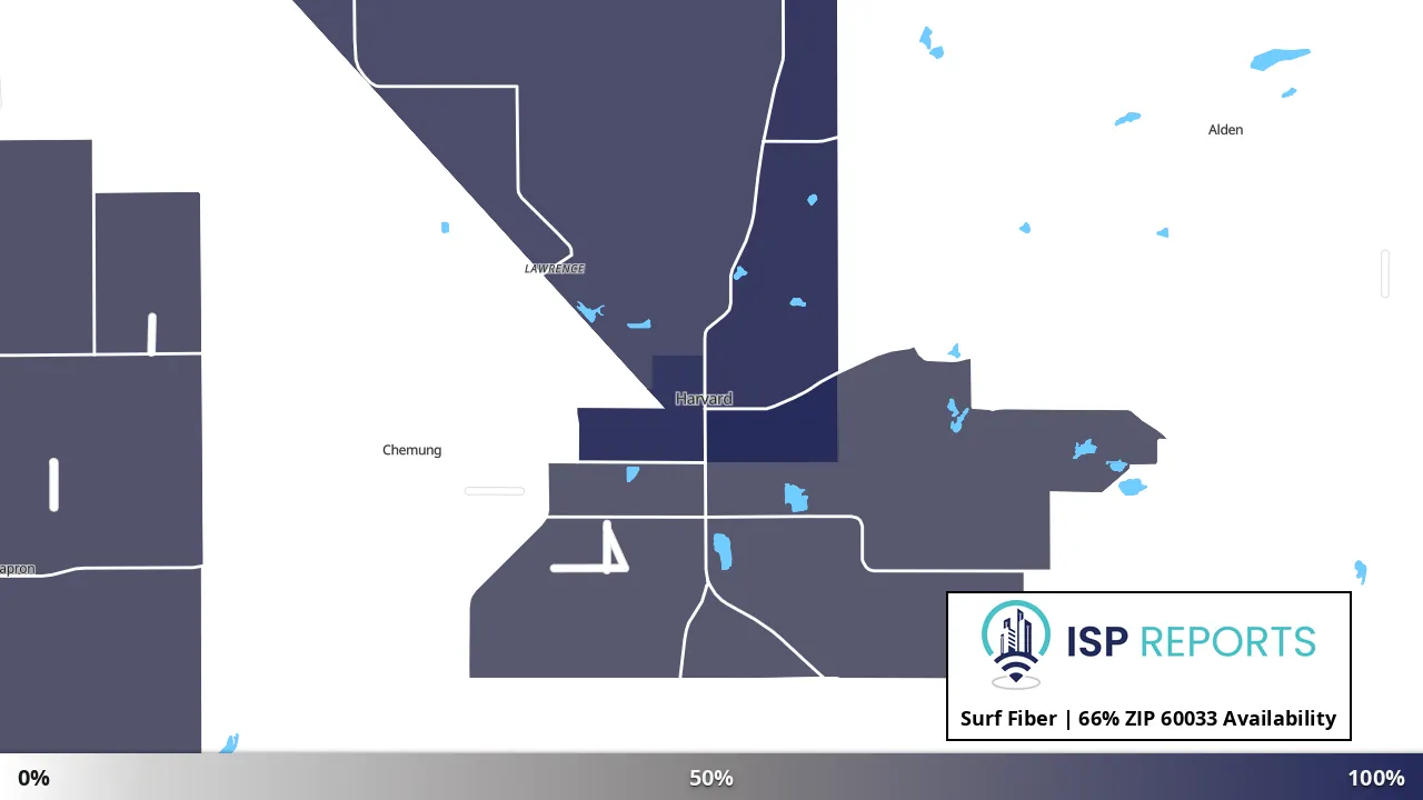 60033, IL map of internet availability