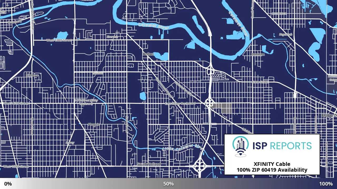 60419, IL map of internet availability