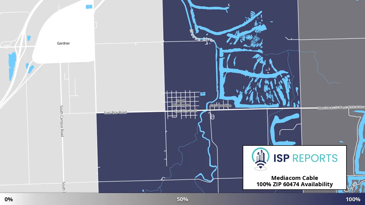 60474, IL map of internet availability