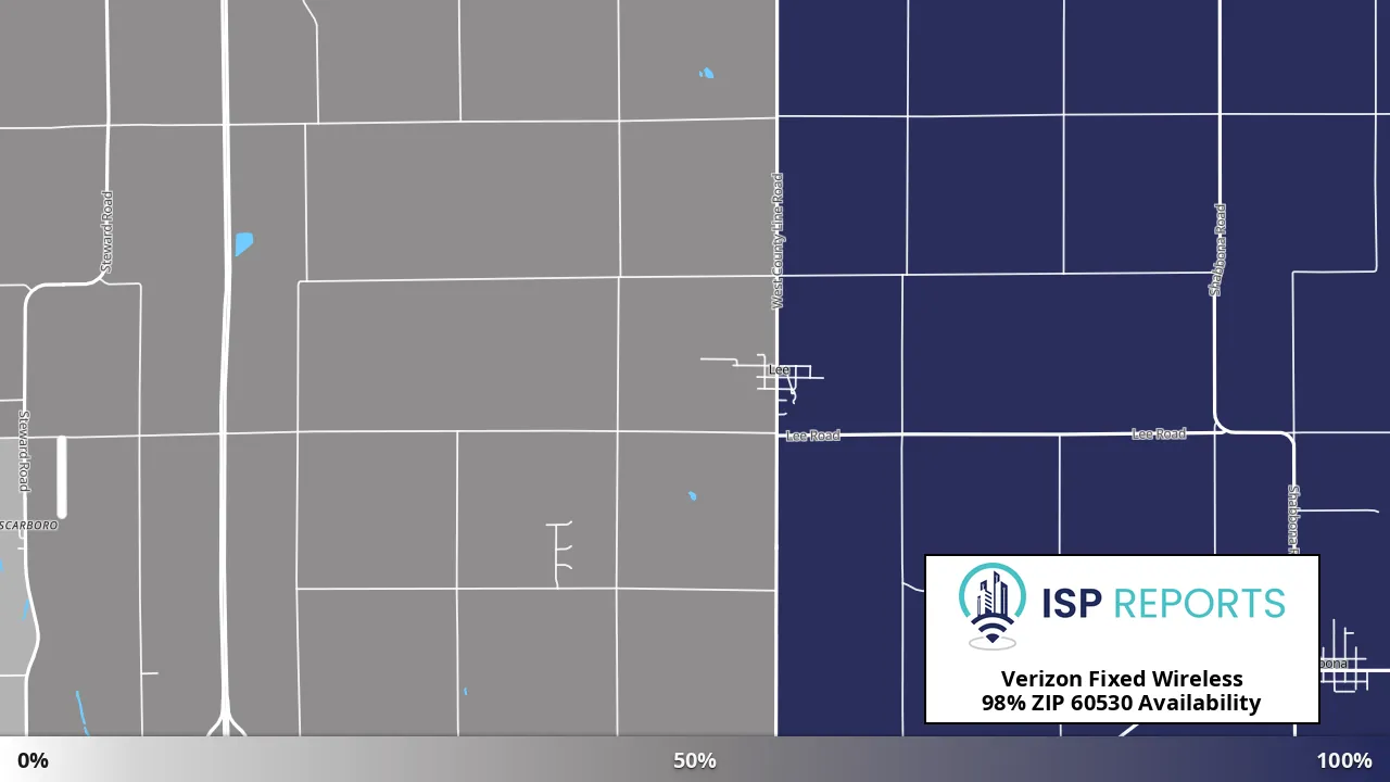 60530, IL map of internet availability