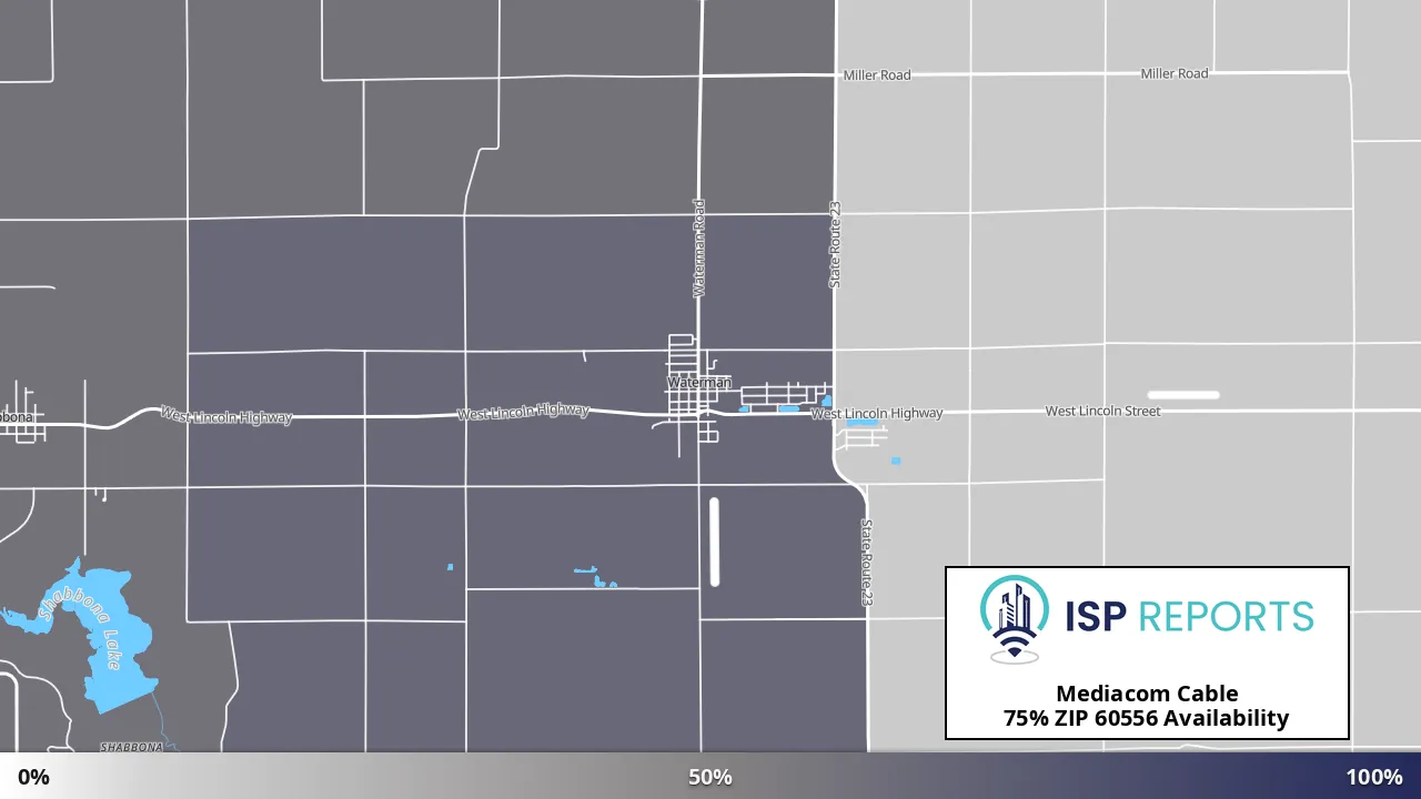 60556, IL map of internet availability