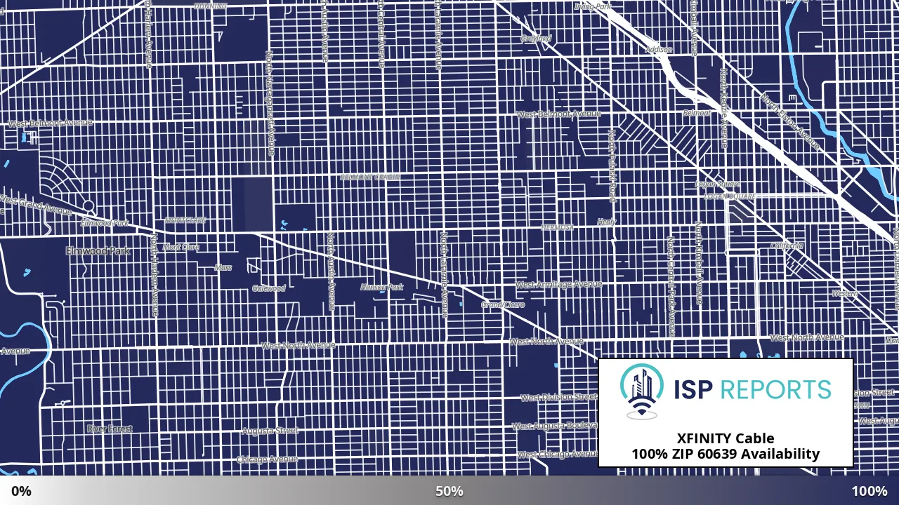 60639, IL map of internet availability