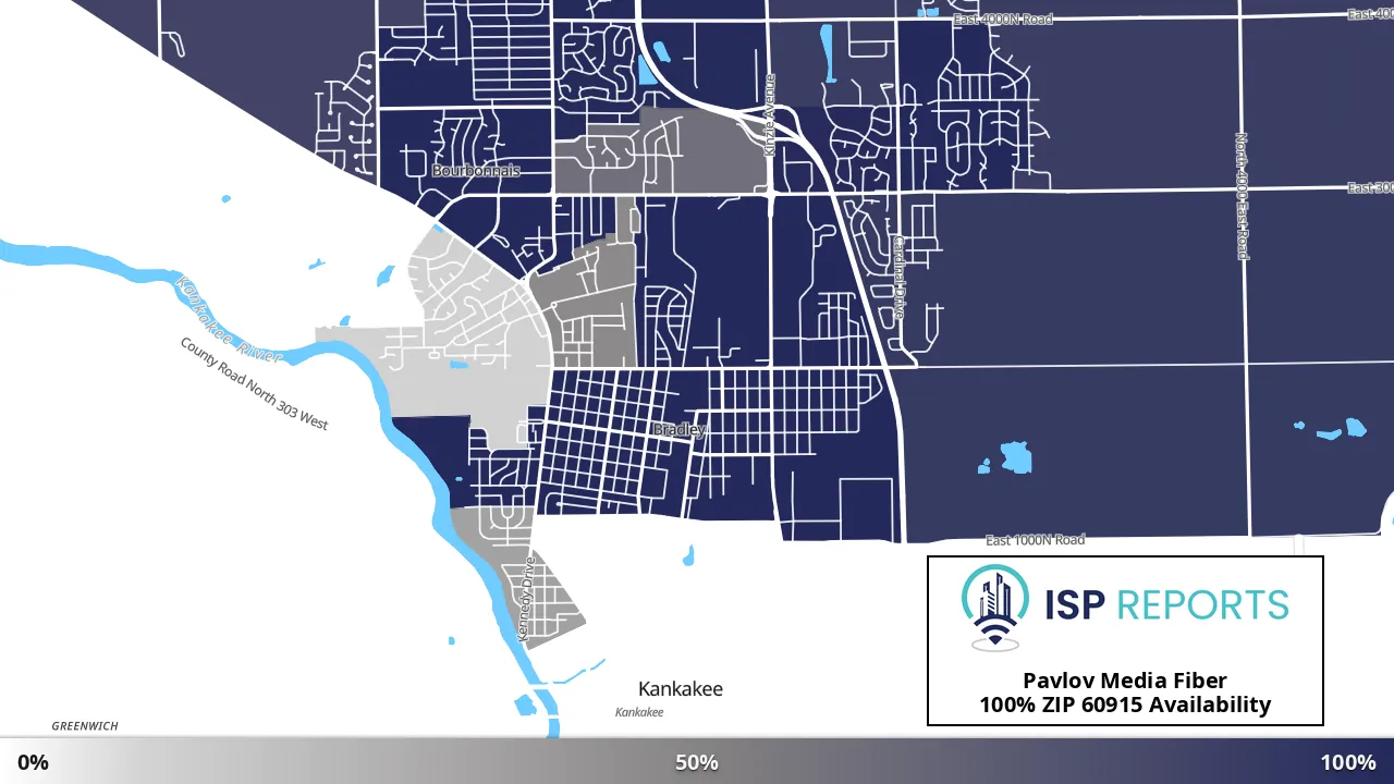 60915, IL map of internet availability