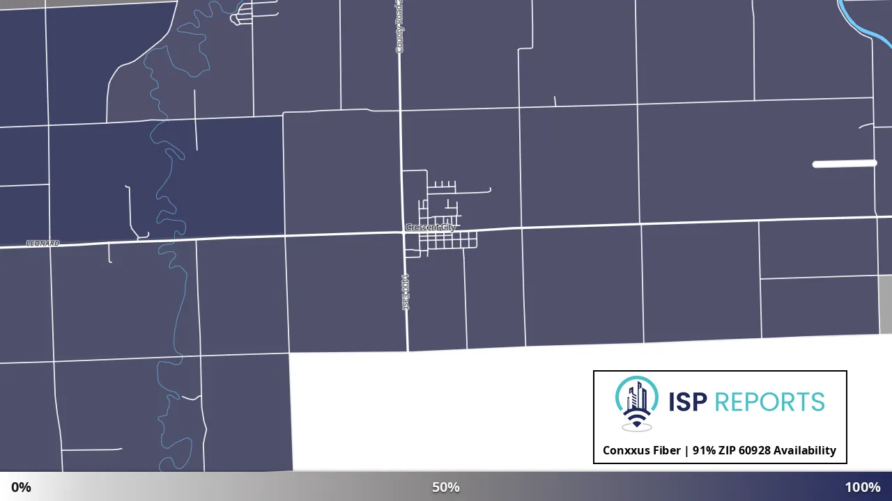 60928, IL map of internet availability