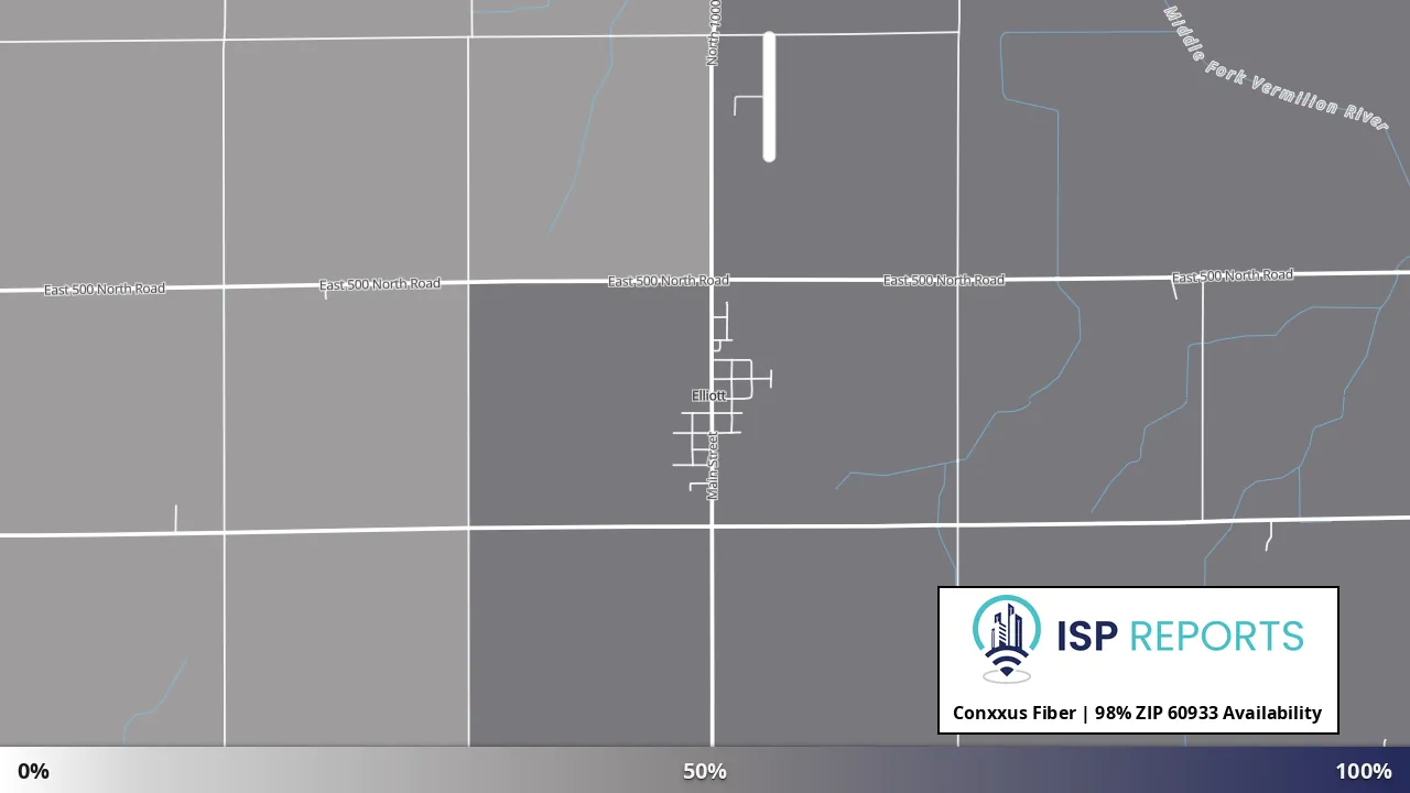 60933, IL map of internet availability