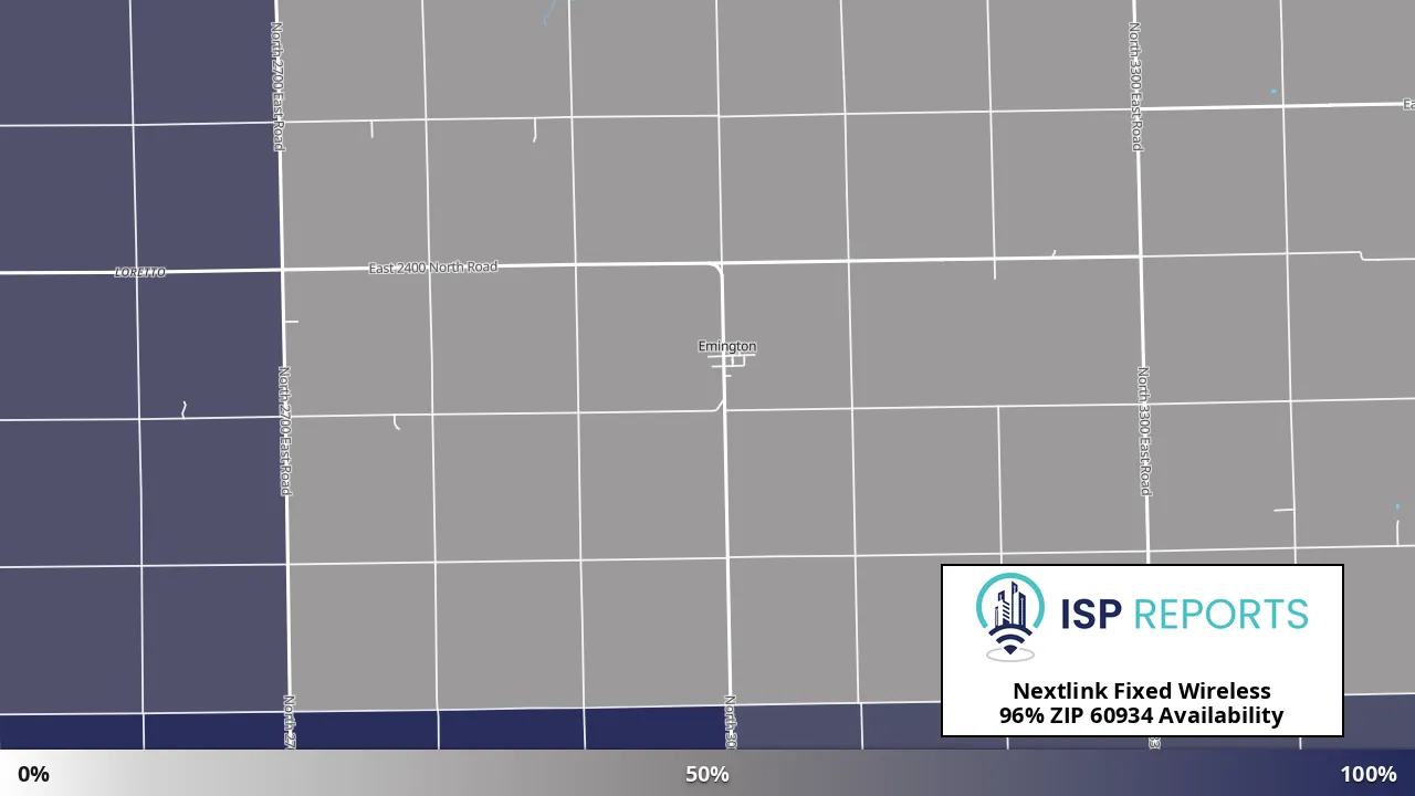 60934, IL map of internet availability