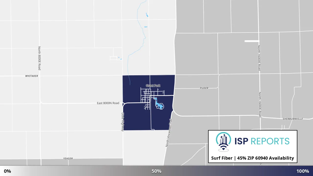 60940, IL map of internet availability