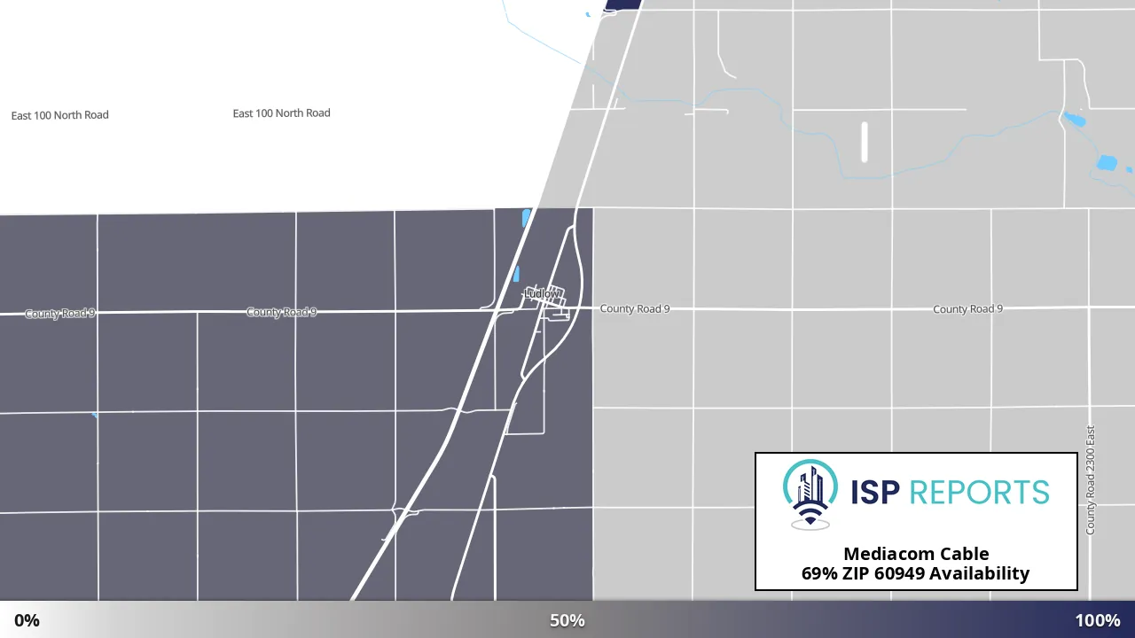 60949, IL map of internet availability