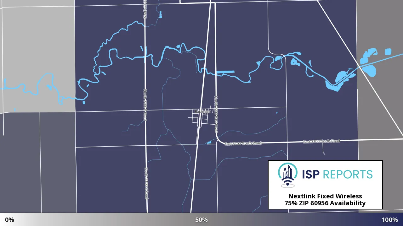 60956, IL map of internet availability