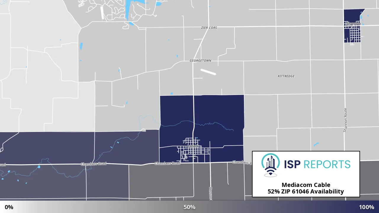 61046, IL map of internet availability