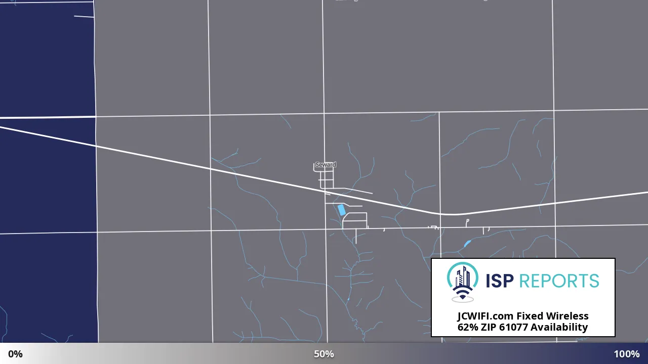 61077, IL map of internet availability