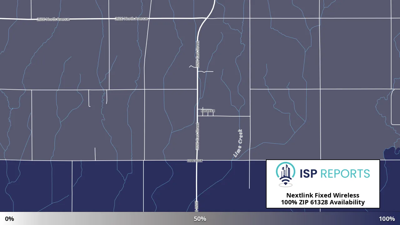 61328, IL map of internet availability
