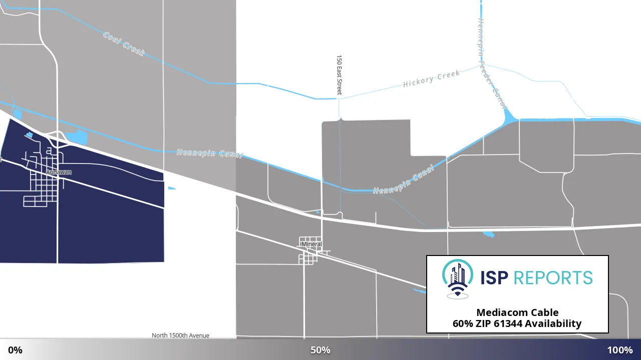 61344, IL map of internet availability