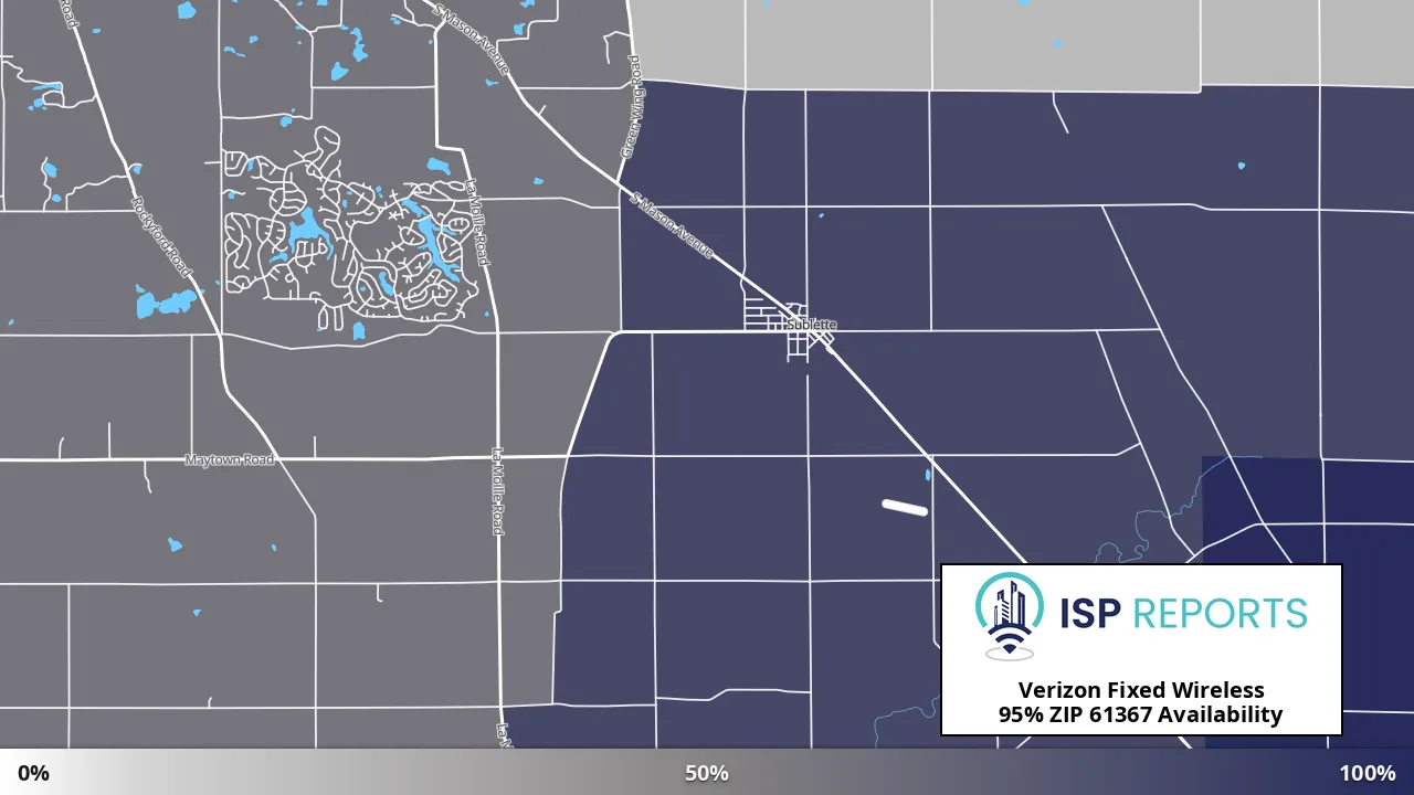 61367, IL map of internet availability