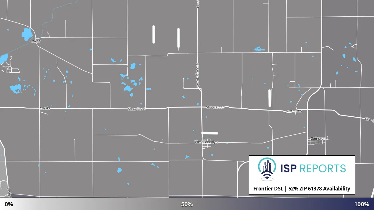 61378, IL map of internet availability