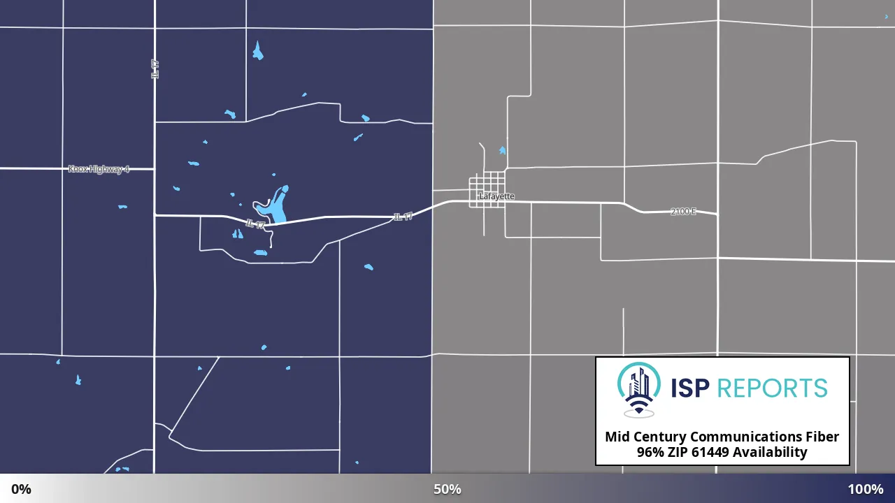 61449, IL map of internet availability