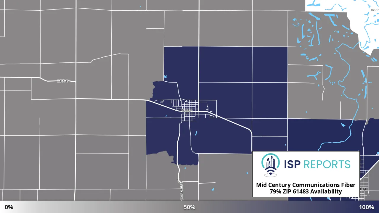 61483, IL map of internet availability