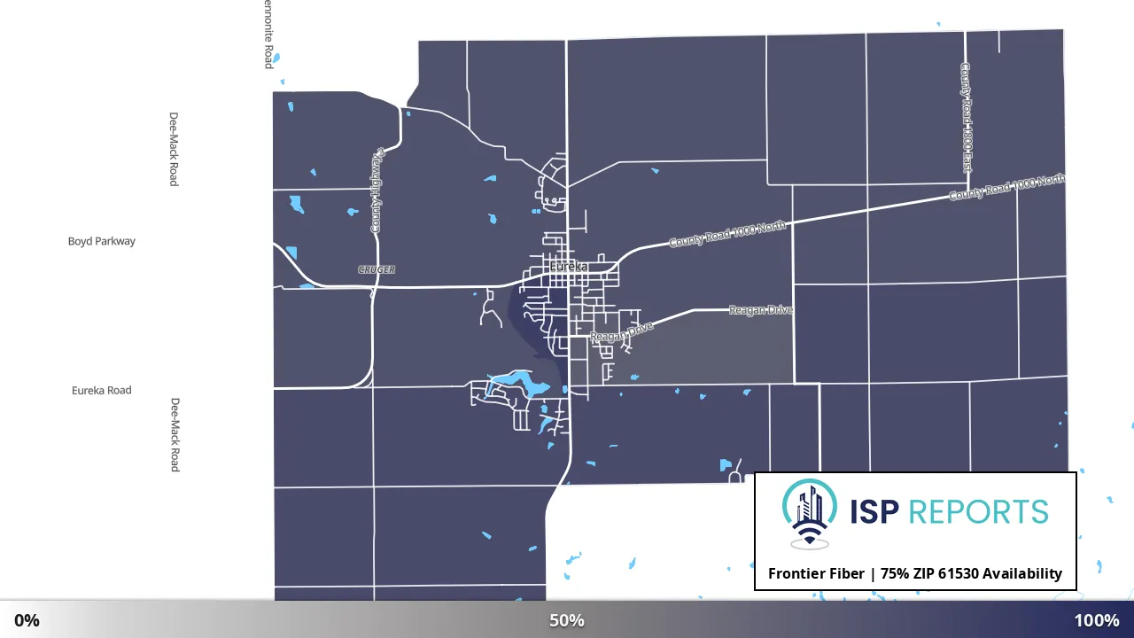 61530, IL map of internet availability