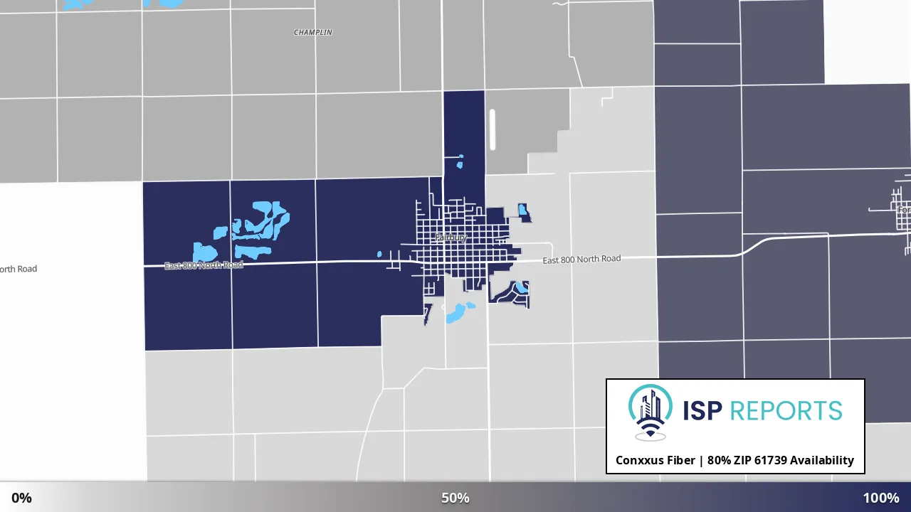 61739, IL map of internet availability