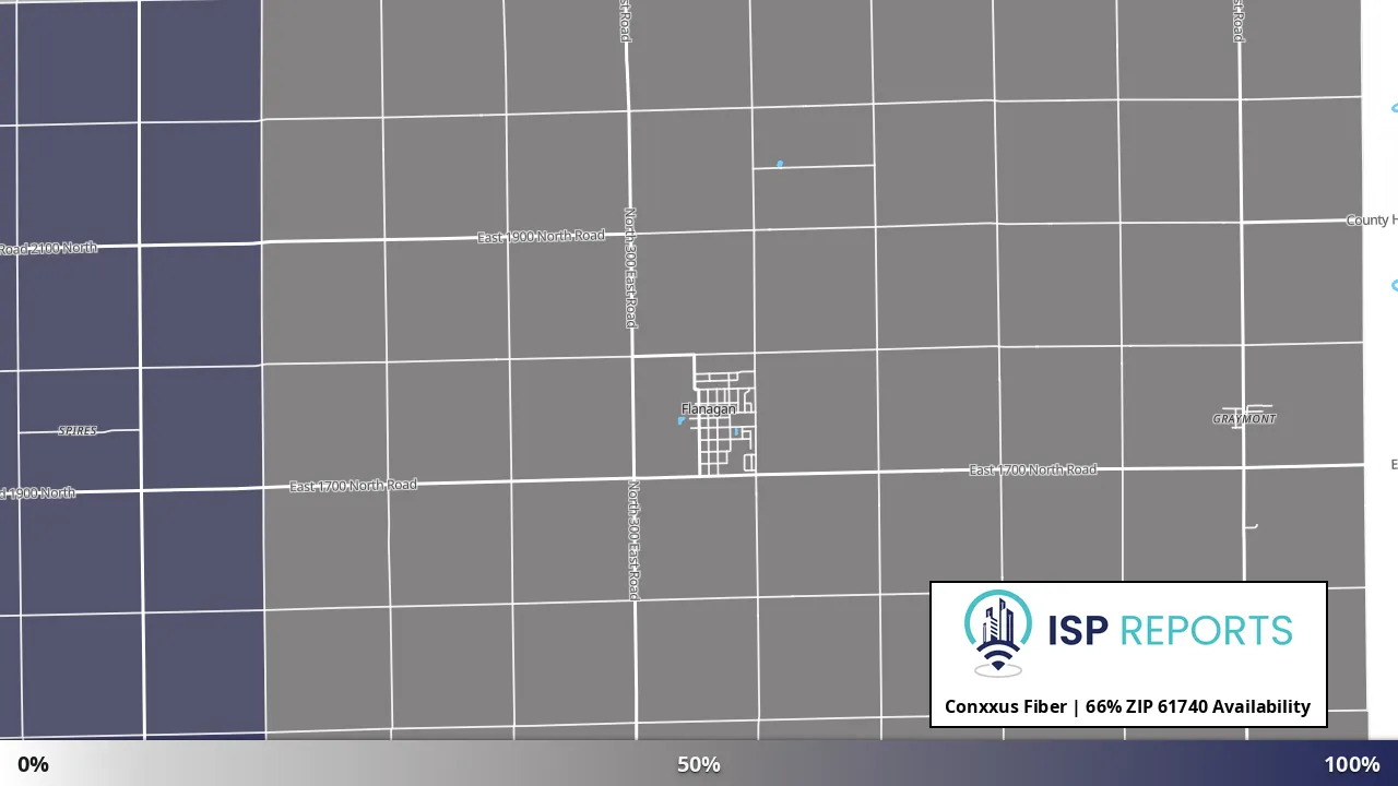 61740, IL map of internet availability