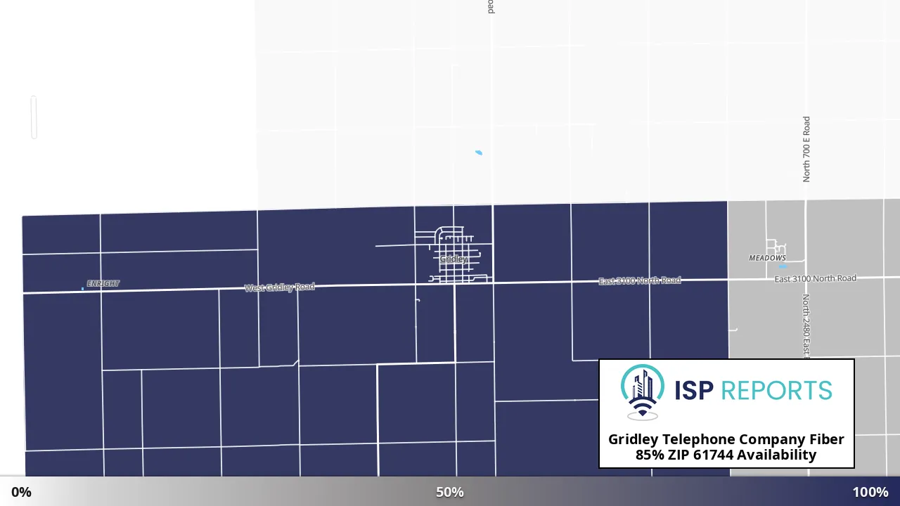 61744, IL map of internet availability