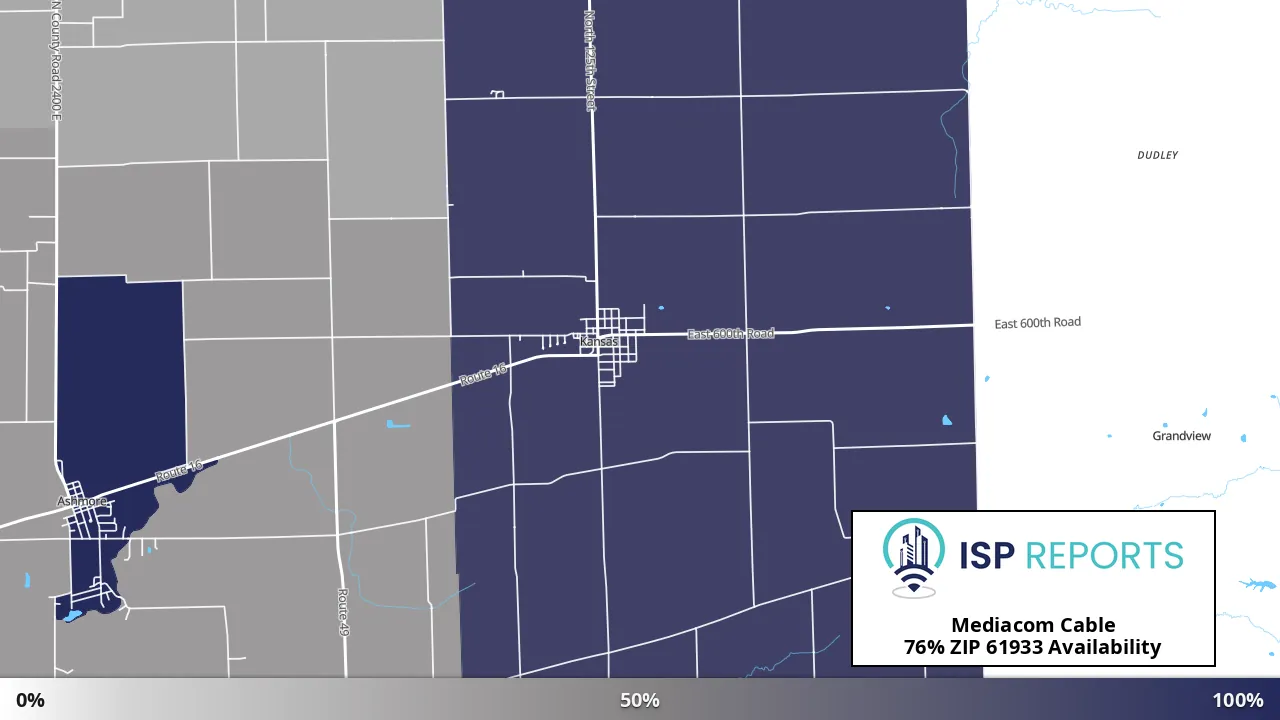 61933, IL map of internet availability