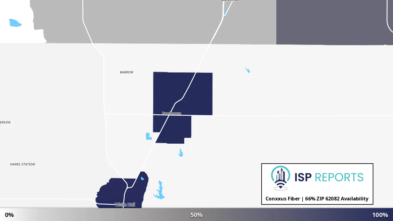 62082, IL map of internet availability