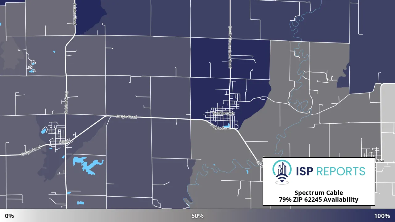 62245, IL map of internet availability
