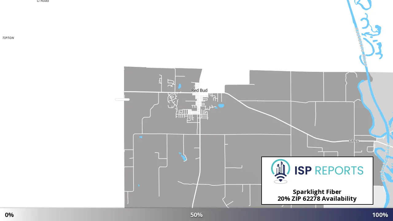 62278, IL map of internet availability