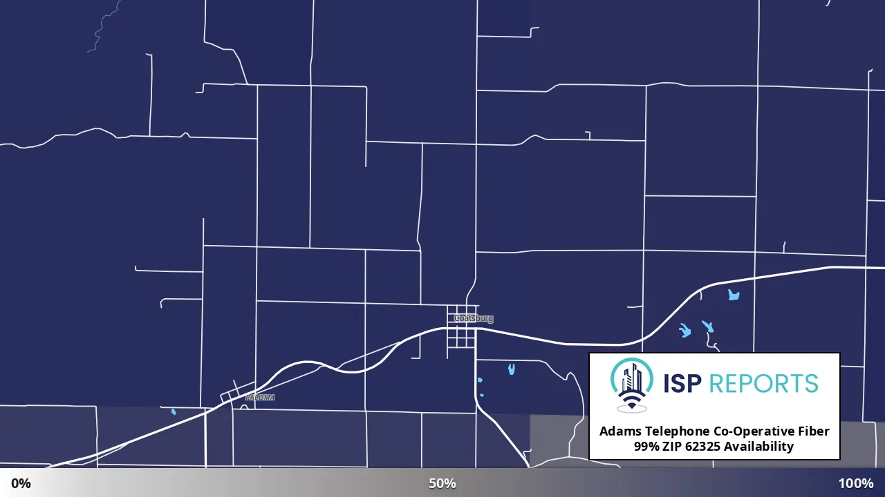 62325, IL map of internet availability