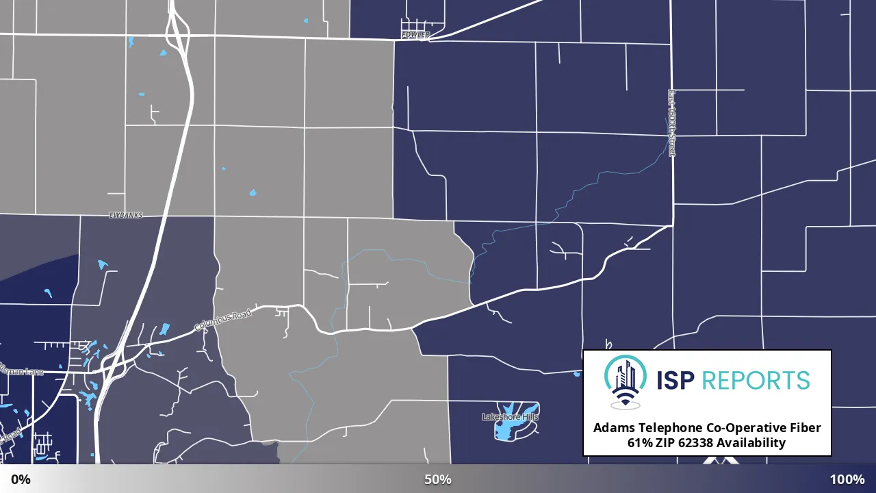 62338, IL map of internet availability