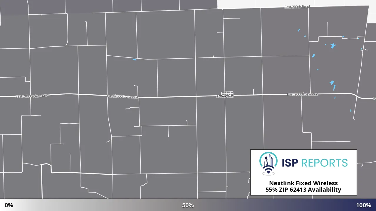 62413, IL map of internet availability