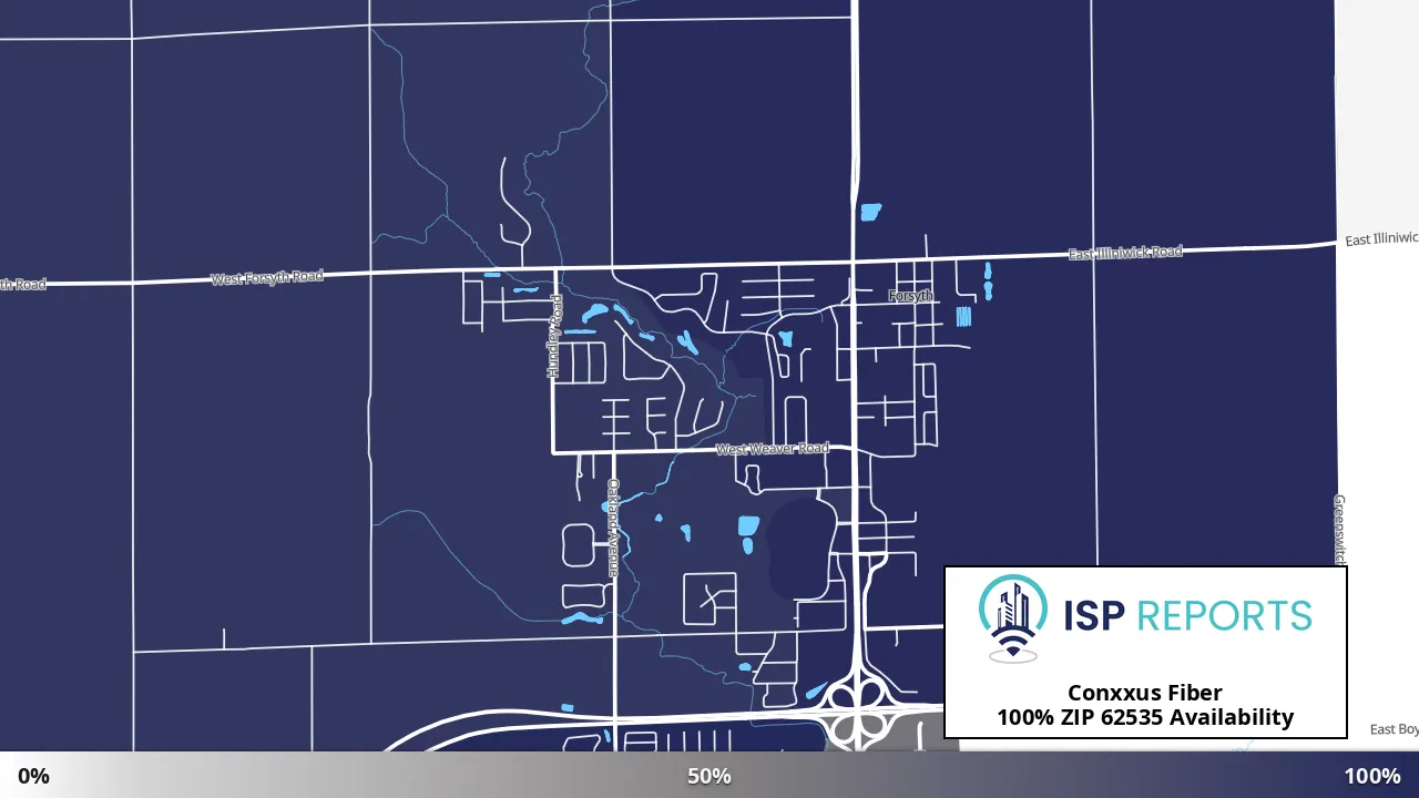 62535, IL map of internet availability