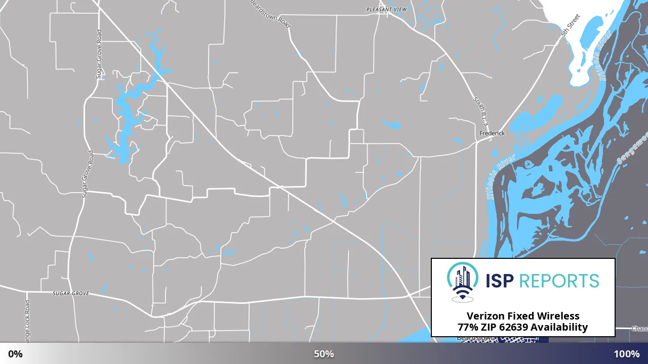 62639, IL map of internet availability