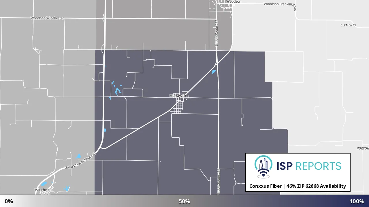 62668, IL map of internet availability