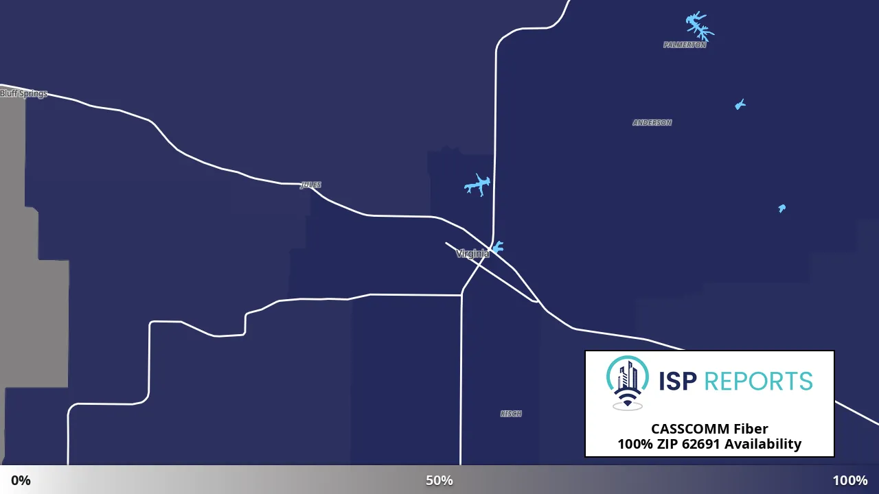 62691, IL map of internet availability