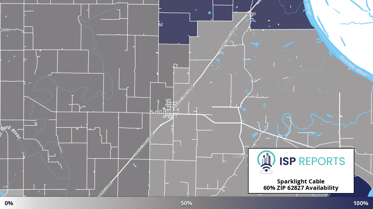 62827, IL map of internet availability
