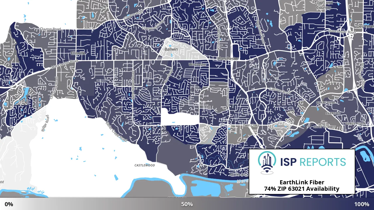 63021, MO map of internet availability