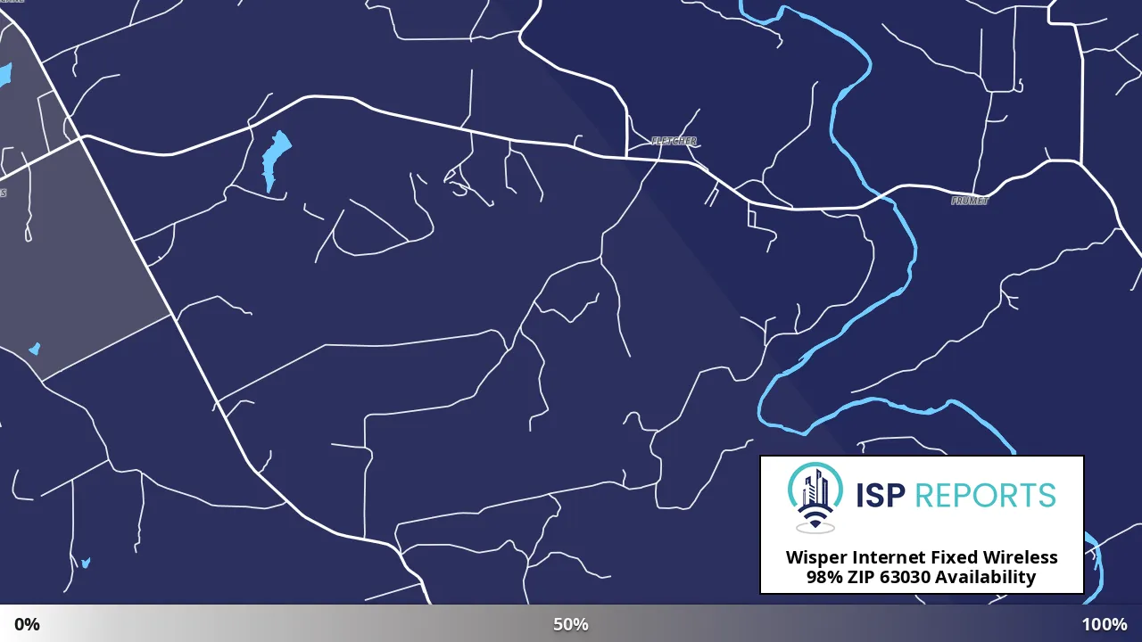 63030, MO map of internet availability
