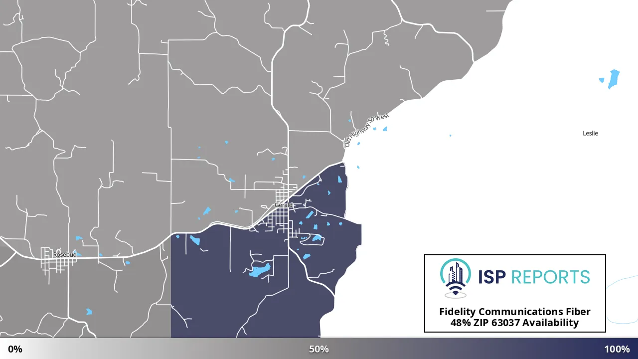63037, MO map of internet availability