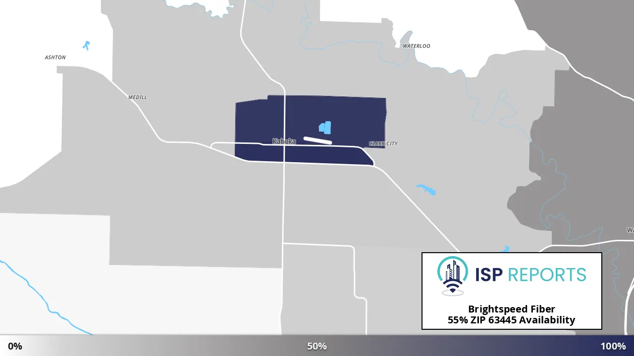 63445, MO map of internet availability