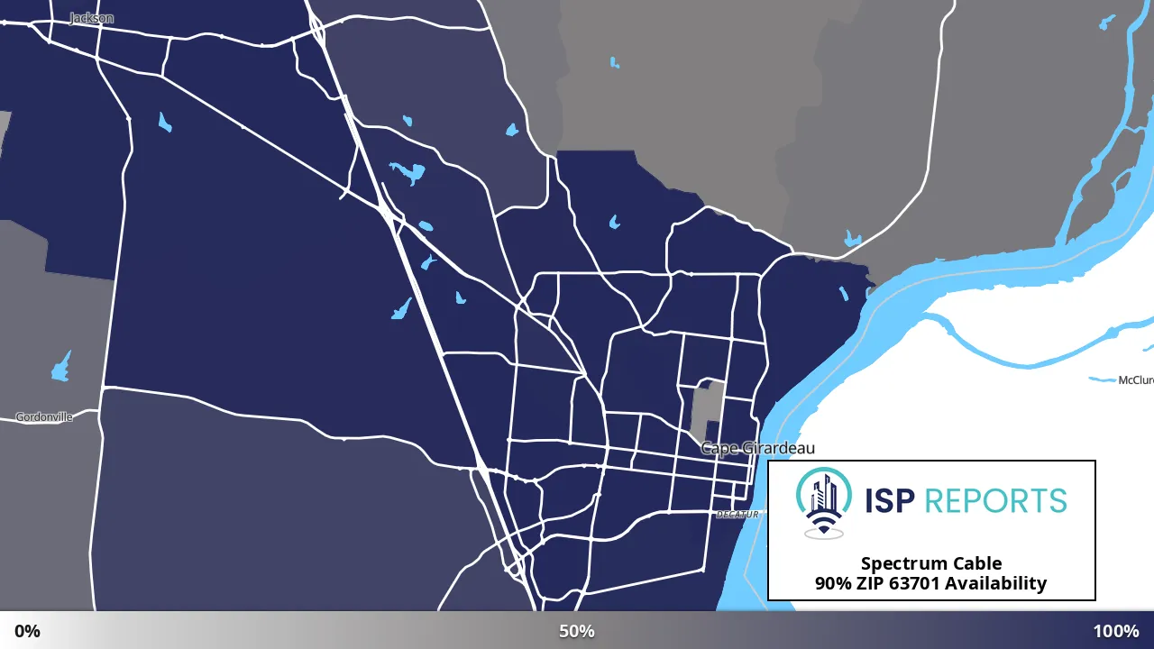 63701, MO map of internet availability