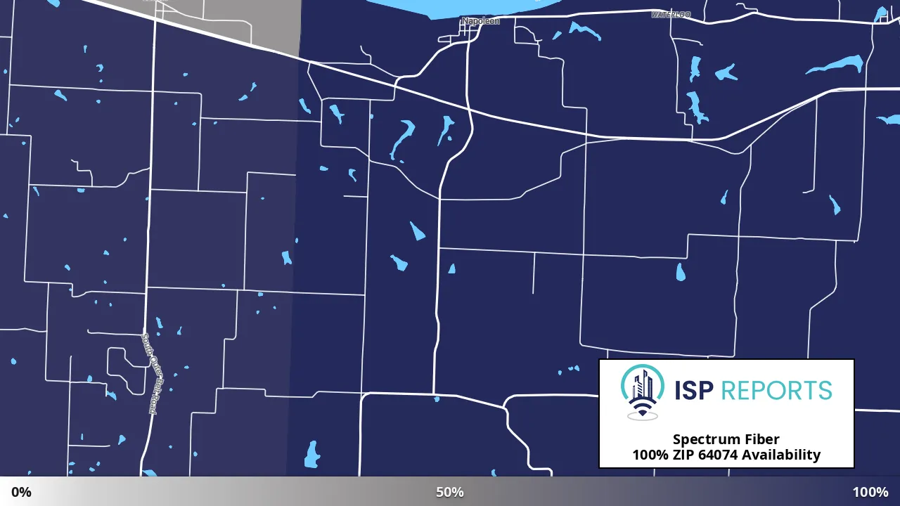 64074, MO map of internet availability