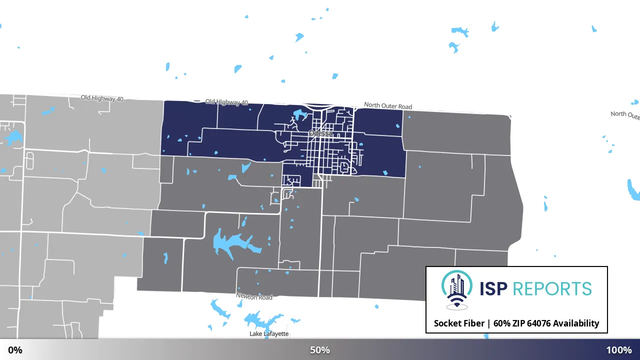 64076, MO map of internet availability