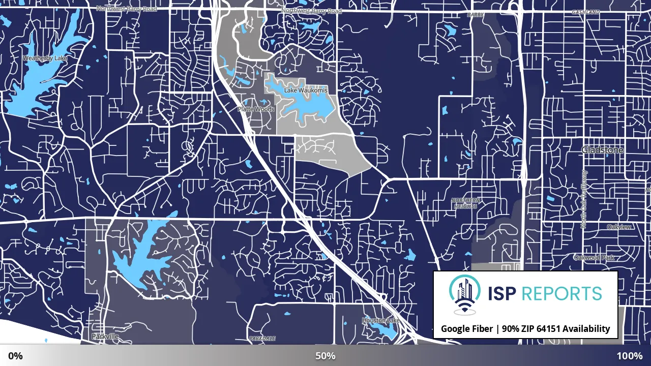 64151, MO map of internet availability