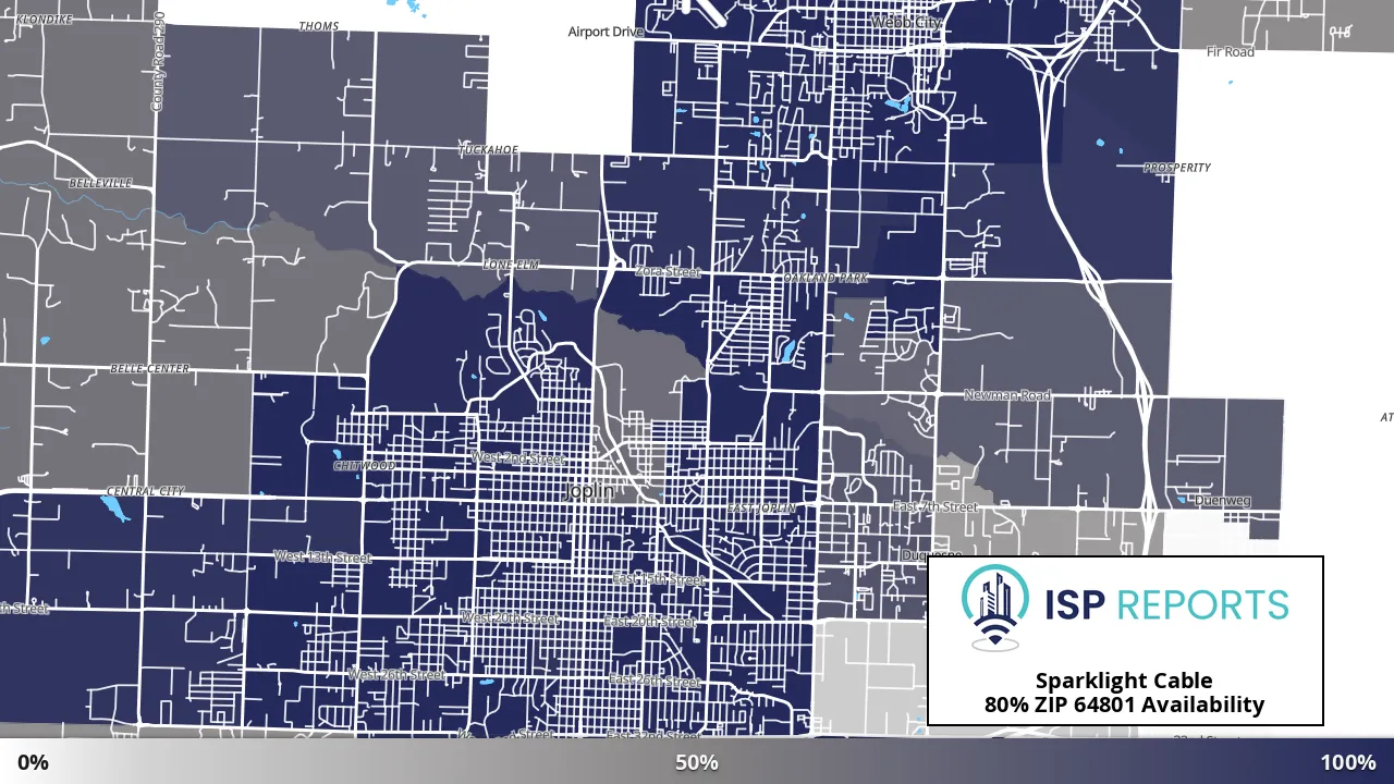 64801, MO map of internet availability