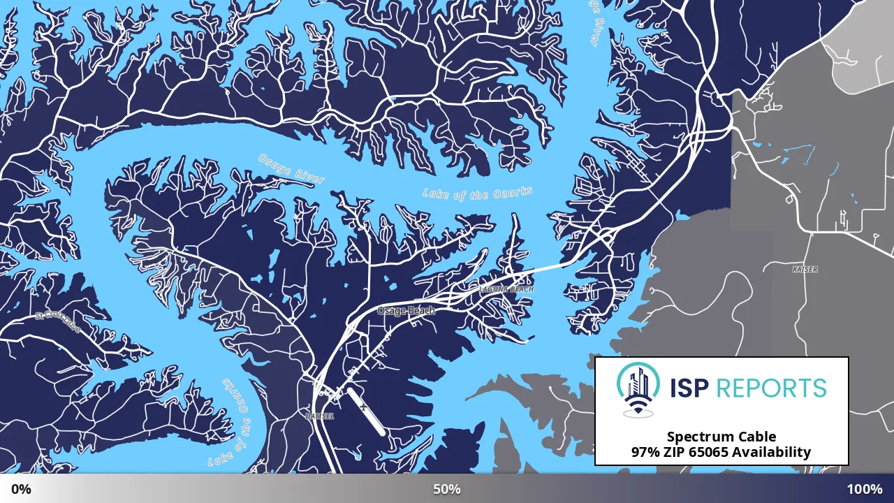 65065, MO map of internet availability
