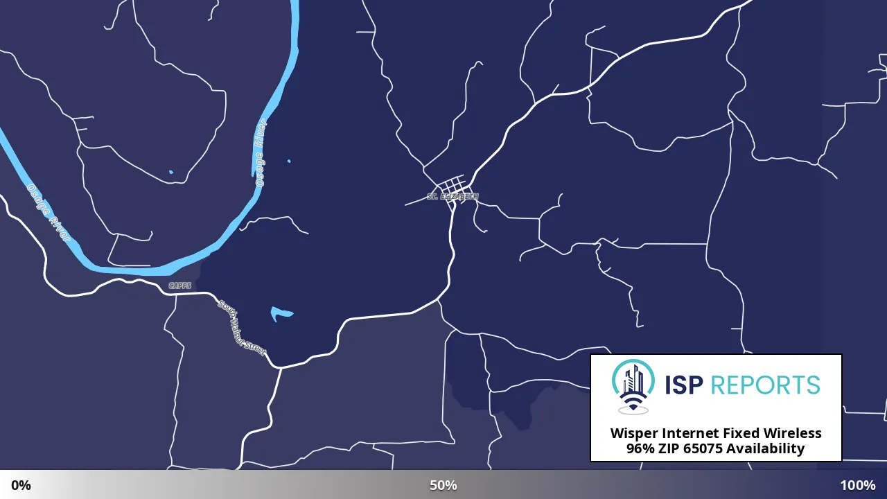 65075, MO map of internet availability